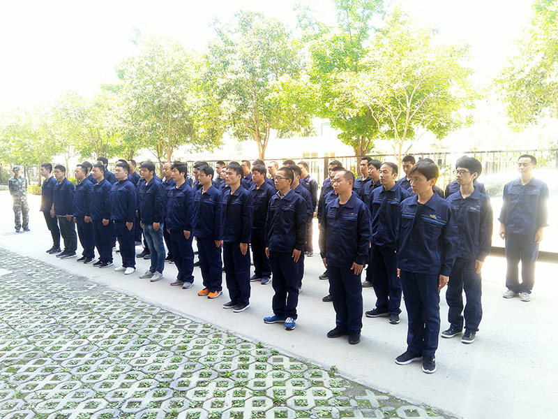 bbin宝盈机械生产部军训圆满完成 bbin宝盈机械生产部军训圆满完成